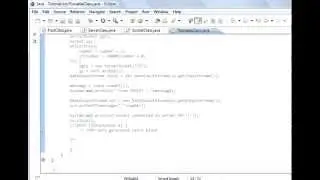 Java programming Lesson 52 Java Sockets 5 : Thread Runnable interface used for the Server.