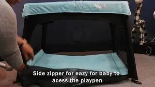 Louis Multipurpose 2-in-1 Baby Playpen with Comfortable Mattress (BAY0182)
