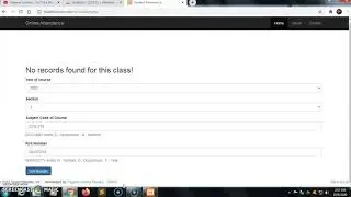 Attendance System in Php with source code.