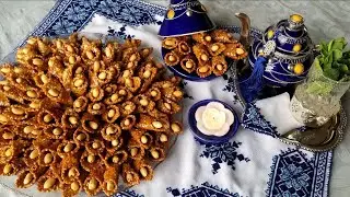 بليغات الزنجلان  معلكين و منسمين بلا بيض و لا دليك  من اسهل و الذ الحلويات الرمضانية المعسلة