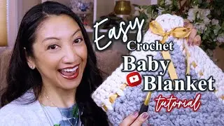 HOW TO CROCHET CHUNKY BABY BLANKET pattern | Top Item to Sell in Your Handmade & Crochet Business