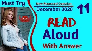 PTE Read Aloud Practice with Answer | Part 1 - December 2020 | PTE Health