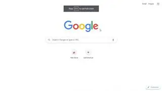 How To Make Google Chrome Go Full Screen Mode Tutorial