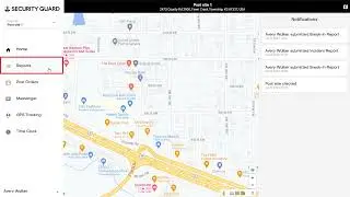 How To Add A New Report On The Security Guard Web App? -Support Center Video