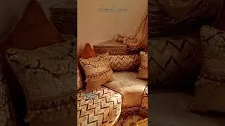 صالون مغربي عند أفرشة عصام