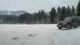 KIA Sportage drifting