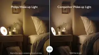 Philips SmartSleep HF3500/60 Wake-Up Light Therapy Alarm Clock with Sunrise Simulation, White