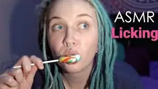 asmr licking lollipop (eating)(lambendo)