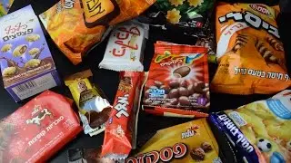Eating ASMR: Snacks and candies from Israel
