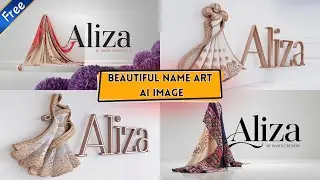 Create Name Art beautiful AI photo Editing II AMAZING Ai name Logo in Mobile #video