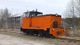 Кудемская УЖД / Выгрузка и отправление нового вагона