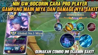 BUILD MIYA TERSAKIT COCOK UNTUK PLAYER SOLO RANK KAYAK GW! | MLBB
