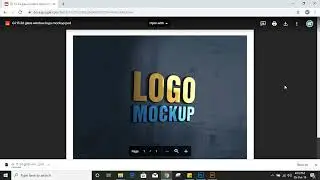 3D Glass Window Logo Mockup Free Download donneyMXwrld.com