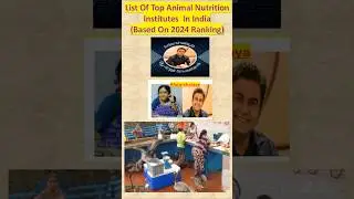 Exploring the Best Animal Nutrition Courses Institutes in India #msc #shorts #viral #youtubeshorts