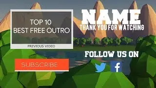 Top 10 Best Outro Templates / Топ 10 лучших шаблонов аутро (Sony Vegas, After Effects) бесплатно