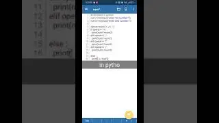 simple calculator in c and python using if else, elif