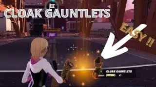 Use the CLOAK GAUNTLETS while claiming a CAPTURE POINT !! - Fortnite