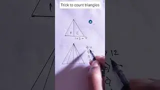 Trick to count triangles 