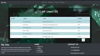 How to fetch data from MySQL database to HTML table in PHP? || Include header and footer in PHP
