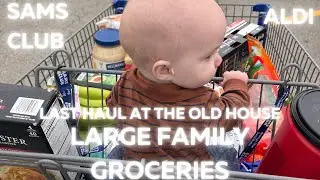 Last LARGE FAMILY GROCERY HAUL in my old house!!! $400 - 2 weeks FAMILY OF 8
