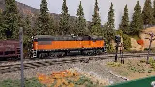 MILW ore train on Jeff Traintime's Northern Division Layout