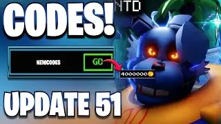 *NEW* ALL WORKING UPDATE 51 CODES FOR FIVE NIGHTS TD IN 2025 - ROBLOX FIVE NIGHTS TD CODES