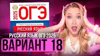 Разбор ОГЭ по русскому 2025 | Вариант 18 | Дощинский Цыбулько | Cборник ОГЭ ФИПИ