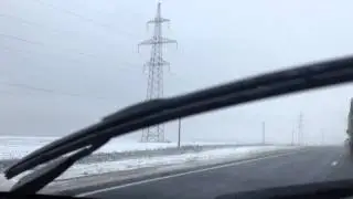 1 октября 2013 трасса М4 дон снег