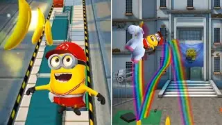 Minion Rush Daily Challenge: Lifeguard Minion Collects Bananas at Prison Full Gameplay [Android/IOS]