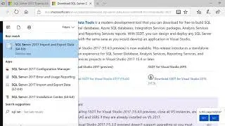 IPGRAY : SQL Server - how to download and install Sql Server data tools for Visual Studio 2017