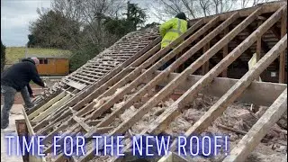 The House Renovation Pt 3 New roof going on!