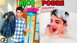 RICO VS POBRE TROCA DE FAMÍLIA NAS FÉRIAS - Parte 2