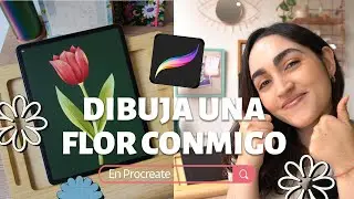 Draw a flower in Procreate - Step-by-step tutorial - WITH FREE BRUSHES!