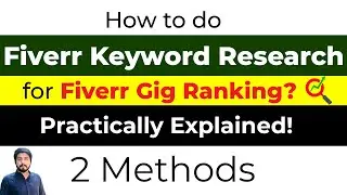 How to do keyword research for fiverr gig ranking | fiverr keyword research tool & manual  method ✅