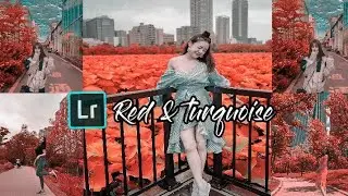 Tutorial "Red & turquoise" menggunakan lightroom mobile, edit foto ala selebgram