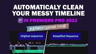 How to Automatically Clean your Messy Timeline in Adobe New Premiere Pro 2022