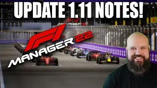 F1 Manager 2022 Update 1.11 Patch Notes