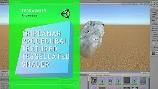 Unity Triplanar Procedural Textured Tessellated Shader With Realtime Geom Blending On Terrain