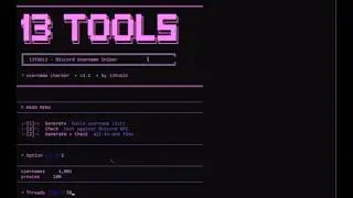 🚀 13Tools Discord Users Tool — the ultimate Discord user management experience 💎