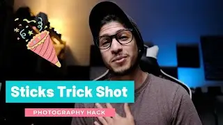 Creative Portrait with a HAIR TIE & SKEWER STICKS?! - Quick Photography Hacks 2021