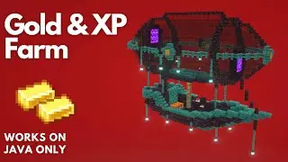 GOLD & XP FARM | Minecraft Tutorial | Java [1.21+]