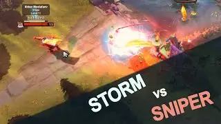 Storm versus Sniper - Lane Breakdown | Mid Matchups | Dota 2 Guide