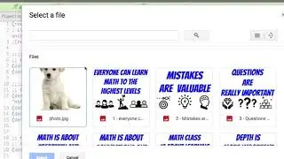 Inserting an image from Google Drive (WeScheme)