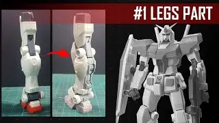 HG RX 78-2 x GM/GM - GUNDAM / GUNPLA CUSTOM BUILD #1 [NO ASMR]