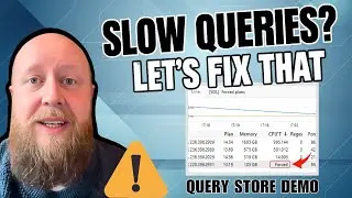 QUERY STORE Tutorial with SQL Expert, Rich Benner- 15 min Demo