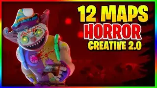 👻 best 12 FORTNITE HORROR maps CREATIVE 2.0! - HORROR Fortnite Creative Codes 🎃
