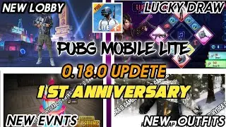 1 st Anniversary || Pubg mobile lite New Update 0.18.0 ||1 st Anniversary Celebrate || All Reward