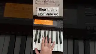 Eine Kleine Nachtmusik-Mozart #pianototurial #pianomusic #easypiano#mozart