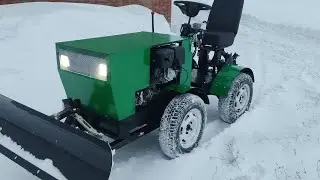 Самодельный минитрактор переломка полный привод