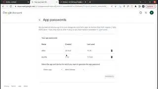 Outgoing Email setup for Odoo 15 using "APP Password" feature.